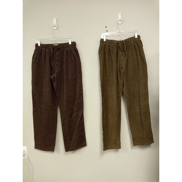 NWT The Territory Ahead Brown & Tan Corduroy Men's Pants Bundle of 2 Pair - Picture 1 of 15